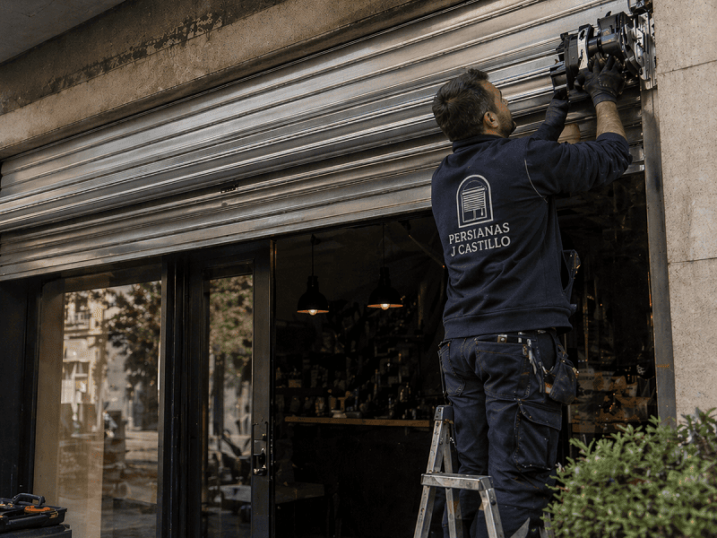 automatización de persianas de comercio en Valencia